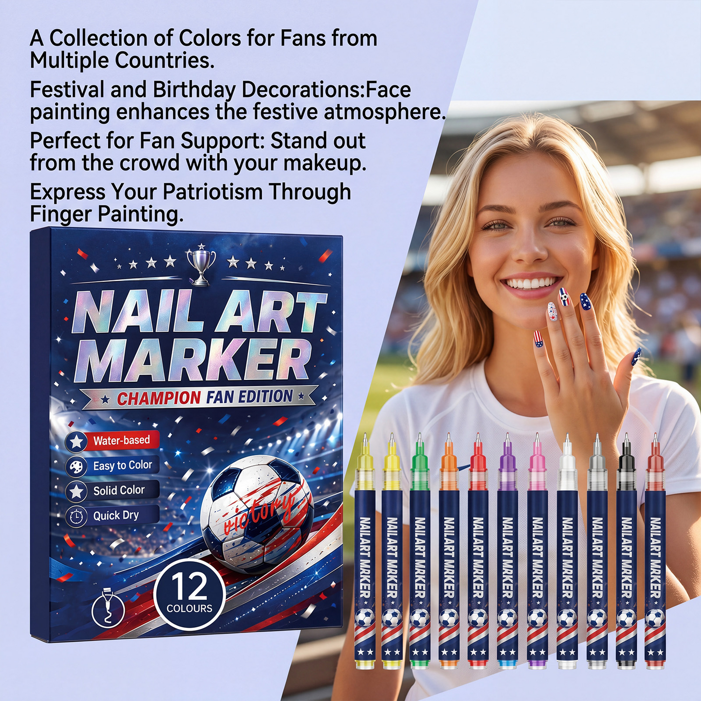 Forgzrest™ Cheer at Your Fingertips · Wear Your Colors