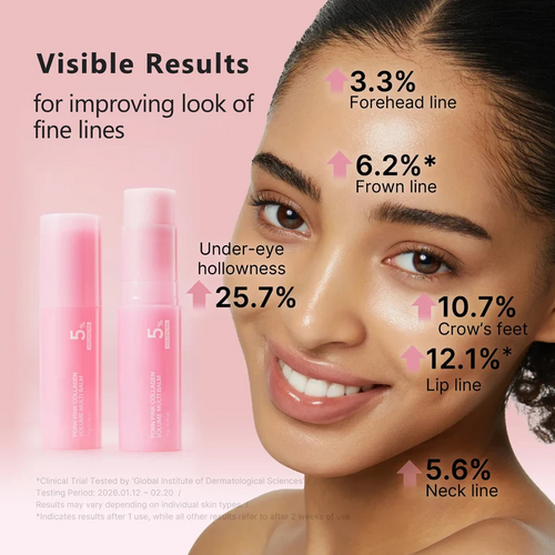 🔥LAST DAY 70% OFF Forgzrest™ Pink Collagen Volume Balm Stick with 5% Volufiline 💖