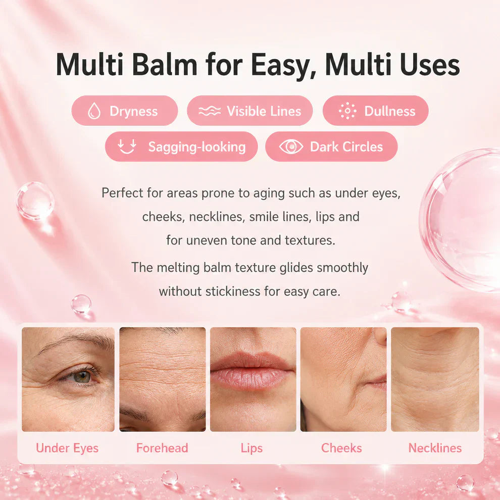 ✨LAST DAY BUY 1 GET 1 FREE✨Forgzrest™ Pink Collagen Volume Multi Balm by Corevia